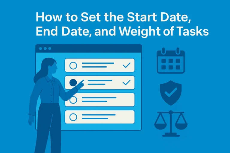 Ess Utumishi Sub Tasks dates and weight managing